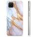 Samsung Coque Samsung Galaxy A12 en TPU - Marbre Élégant