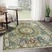 Azomor® Tapis de sol carré vintage 200x200 cm