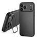 TORRO Housse de protection fine en cuir pour iPhone 18 Pro Max et 17 Pro Max | Cuir véritable, bumper, support pour appareil photo, compatible MagSafe, profil fin, boutons métalliques