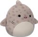 Squishmallows Squishmallow Azi The Shark ADD Squad, SQCR05389, ultrazacht pluche dier, officieel Kellytoy-knuffeldier