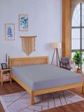 Hoeslaken De Linde Home Hoeslaken - 100% Biologisch Katoen - 160x200 cm - Grijs