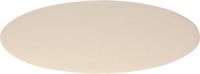 Wicotex Placemats Uni - creme - rond 38 cm - anti slip laag - Teflon coating toplaag