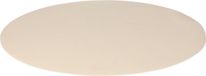 Wicotex Placemats Uni - creme - rond 38 cm - anti slip laag - Teflon coating toplaag
