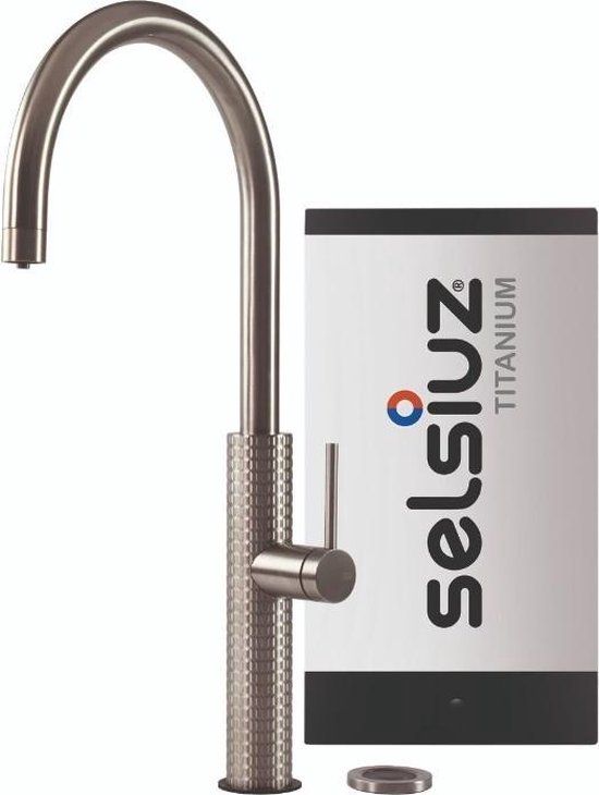 Selsiuz kranen Selsiuz by Gessi 3 in 1 RVS 350347 met TITANIUM Single boiler
