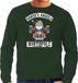 Bellatio Decorations Santas Angels Northpole Foute Kerst sweater / Kerst trui groen voor heren - L