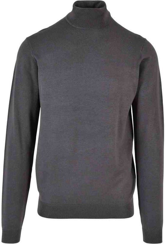 Urban Classics Knitted Turtleneck Sweater - Men - Grey - M