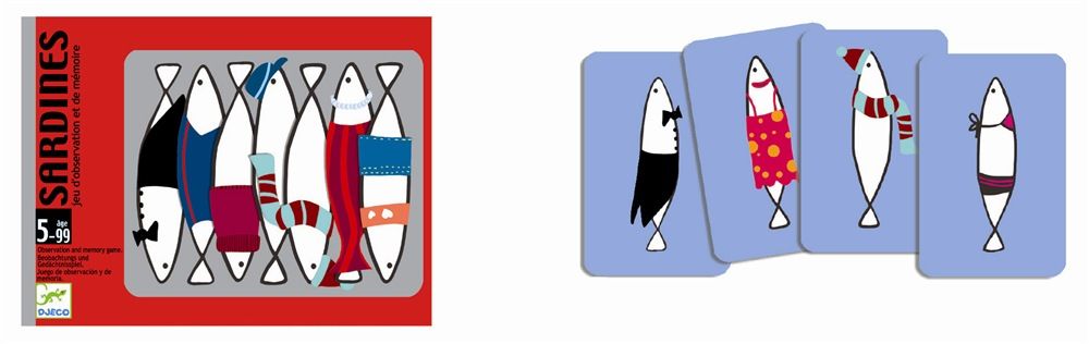 Djeco Sardines - Educatief speelgoed - Hout - Unisex