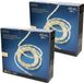 Merkloos Lumineo Lichtslang - Set van 2x stuks - 432 LED - Warm Wit - 8 Lichtfuncties - 18m