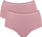 Sloggi Women GO Sense Highwaist (2-pack) - dames slip - oudroze