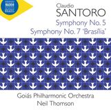 Symphonies Naxos Goias Philharmonic Orchestra, Neil Thomson - Santoro: Symphonies Nos. 5 And 7 'Brasilia' (CD)