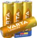 Varta Longlife Extra AA Batterijen - 4 stuks - 2800 mAh