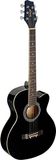 Stagg SA20ACE BLK Auditorium Cutaway Elektro-Akoestische Gitaar - Zwart