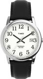 Timex Easy Reader mannen 35mm zwart lederen band datumvenster quartz horloge T2H281