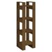 vidaXL Bookcase - 41x35x125 cm - Solid Wood - Brown