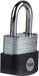 Yale Y115B Conventioneel hangslot 30 mm Gelamineerd staal U-vormig Gehard staal Grijs, Zwart 1 stuk(s)