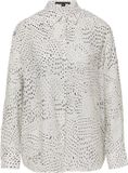 Comma Blouse Vrouwen Lange Mouw Viscose Wit