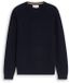 Tom Tailor - Pull en maille en coton - Taille XL - bleu capitaine ciel