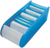 ST TRADİNG Cartes à jouer Boîte Format A8 Fermeture éclair Bleu