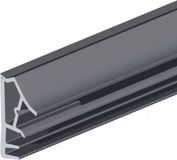 Ellen 1201 SCF kaderprofiel - zwart - rol 25mtr - Siliconenrubber - Tochtprofiel