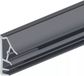 Ellen 1201 SCF kaderprofiel - zwart - rol 25mtr - Siliconenrubber - Tochtprofiel