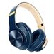 DOQAUS Bluetooth 5.3 draadloze hoofdtelefoon met 3 EQ-modi, 90 uur speeltijd, met microfoon en 40 mm luidspreker, voor mobiele telefoons, tv, pc, thuis, marineblauw