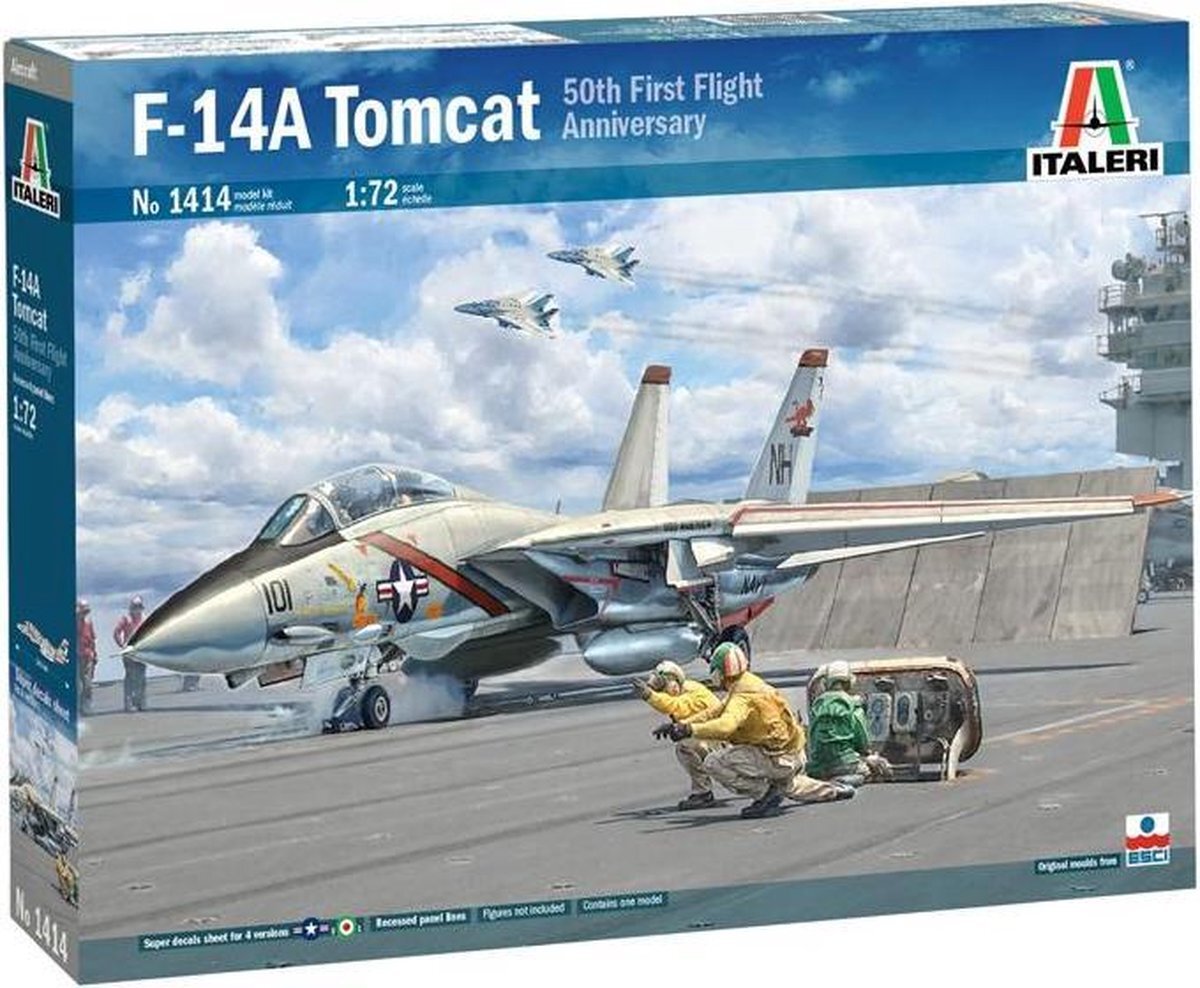 Italeri F-14A Tomcat - 50th First Flight Anniversary - 1:72 - Italari 1414 - 2020 | Heroplage met gewijzigde markeringen