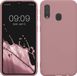 kwmobile telefoonhoesje geschikt voor Samsung Galaxy A40 - Hoesje voor smartphone - Back cover in oudroze