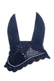 HKM Sparkly vliegenkap 6900 donkerblauw pony