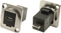 Cliff CP30211M XLR-adapter USB-C bus vers USB-C mâle Adaptateur, montage encastrée 1 pièce(s)