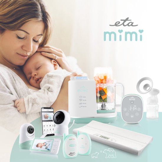 Eta MIMI Digitale babyfoon 2 kanalen Wit
