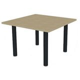 Quadrifoglio Vergadertafel met vierkant blad 110x110 cm