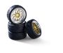 Carson 500900181 1:10 Y-Design wielset (4) goud/chroom