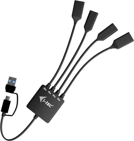 I-tec USB-C/USB-A Cable HUB 4 port (2x USB-C, 2x USB-A)