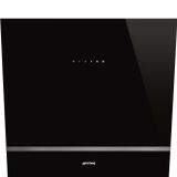 Smeg KV26N - Zwarte Wandafzuigkap - 666 m³/uur - Energieklasse A