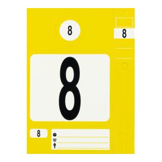 KS Tools sleutelhangerset, geel, 300 stuks