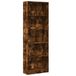 VidaXL Boekenkast 80x24x176 cm bewerkt hout gerookt eikenkleurig