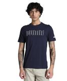 PUMA Sportshirt Heren - Blauw - Katoen - XXL