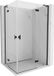 Mexen Mist-H L Duo douchecabine scharnierend rechts 105 x 115 cm, transparant glas, zwart
