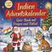 Schlauvento Interactive Indien-Adventskalender: Quiz-Buch mit Fragen und Rätsel
