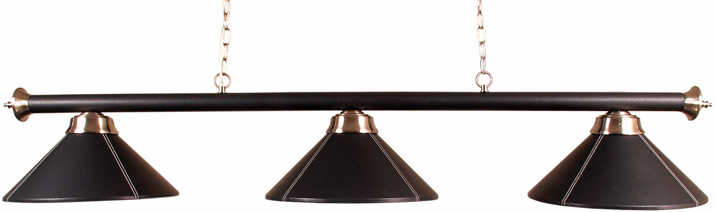 Buffalo Biljart lamp - Hanglamp - 3 lichts - Zwart