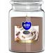 Bispol Aura Grote Geurkaars Glas - Koffie, 100u Brandduur, 500g