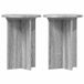 vidaXL Plantenstandaard 2 stuks Grijs Sonoma Bewerkt Hout 40 cm