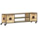 VidaXL Meuble TV 130x30x39 cm bois de manguier massif
