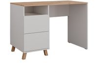 Vicco Kaptafel Karen, Wit/Artisanaal eiken, 110 cm
