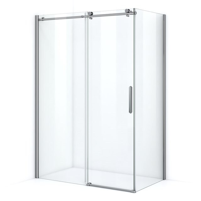 Maxaro Douchecabine Crystal Allure 140x80cm met Schuifdeur Rond Rollersysteem