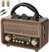 Merkloos Radio portable rétro avec Bluetooth