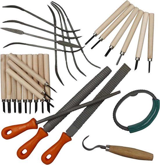 Creativ Company Speksteen Gereedschapset - 1 Set - Multicolor