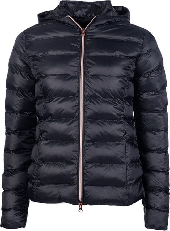 HKM Donsjas Lena - maat XL - black/rosegold