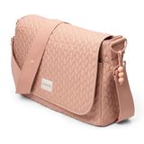 Suavinex, Sac à bandoulière pour bébé de grande capacité, poignées réglables au panier, rabat et fermeture à glissière, imperméable, avec poches intérieures, rose