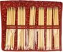 Seeknit Shirotake sokkennaaldenset L bamboe 20cm rood
